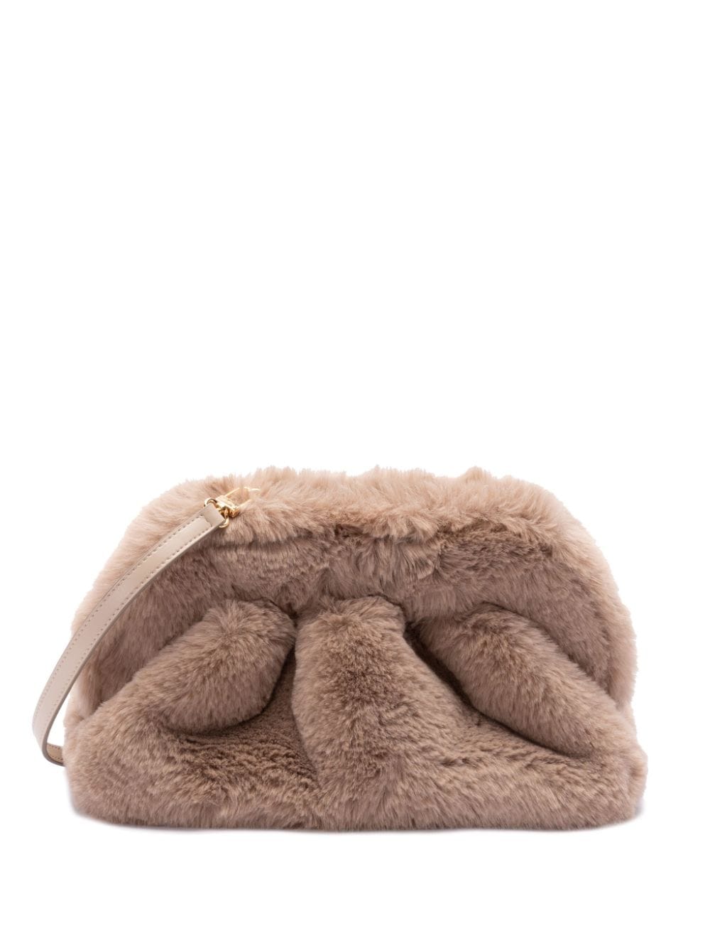 ThemoirÃ¨ Women's Tia Faux Fur Clutch in Beige | Size UNI | tmfw24tf97