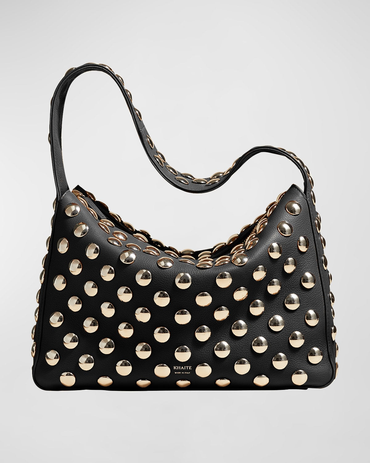 Khaite Elena Studded Leather Shoulder Bag