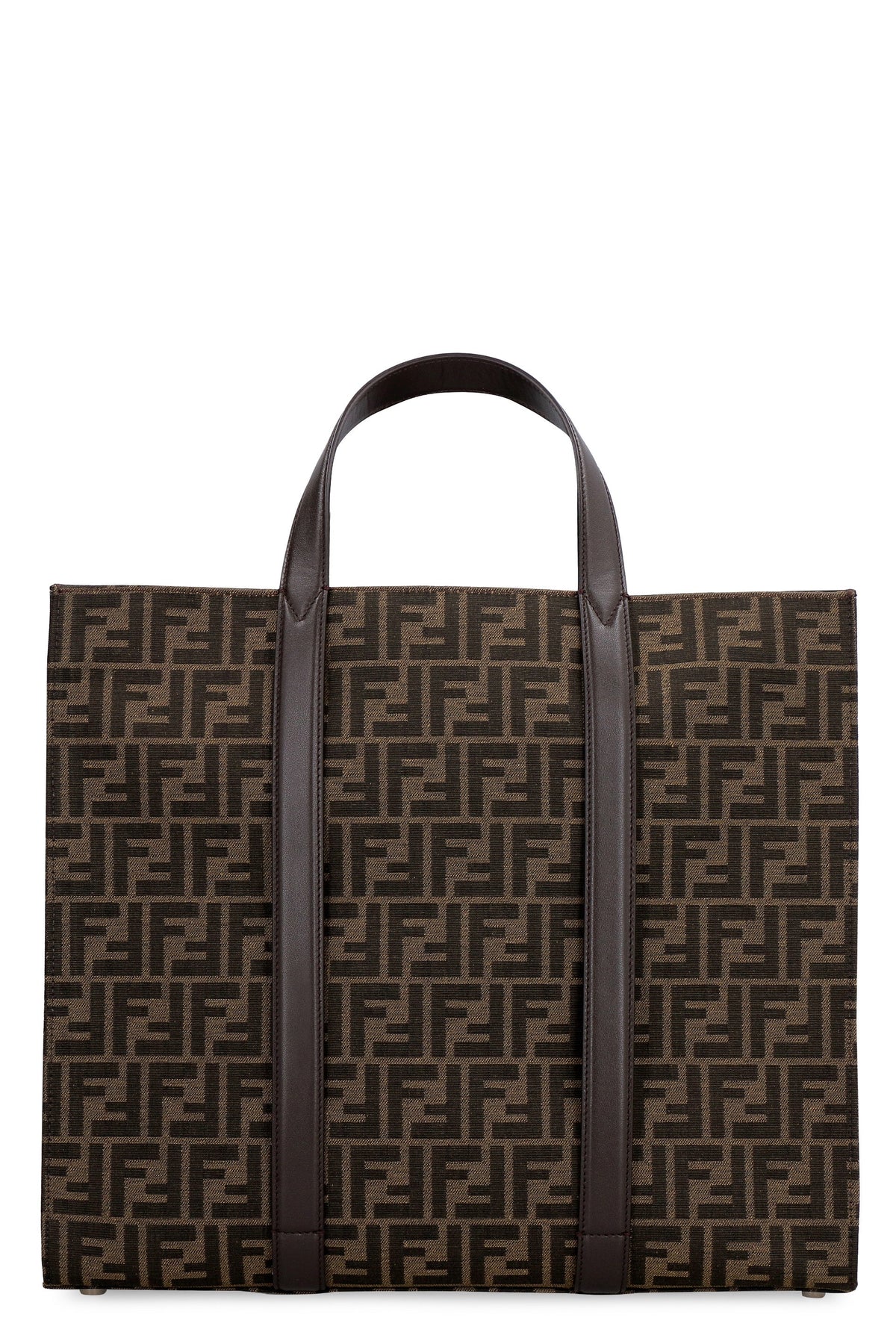 Fendi Men's Ff Jacquard Shopper in Tabmrebano | 7VA390AG0M
