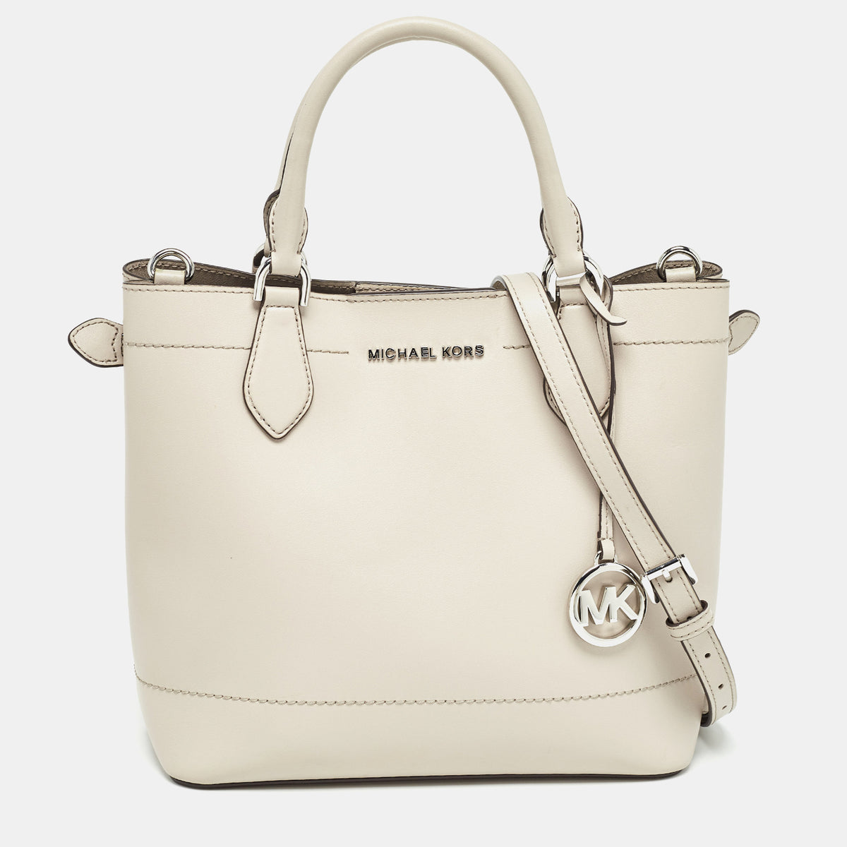 Michael Kors Grey Leather Eden Tote