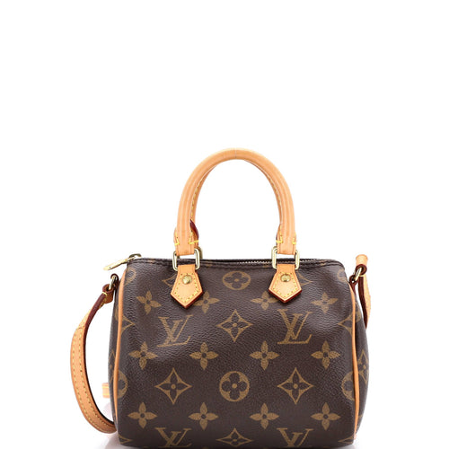 Speedy Bandouliere Bag Monogram Canvas Nano