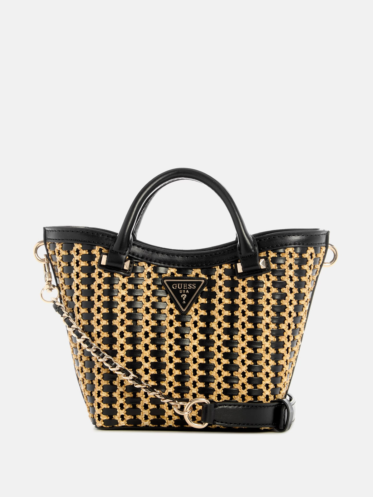 Guess Atalia Raffia Mini Tote