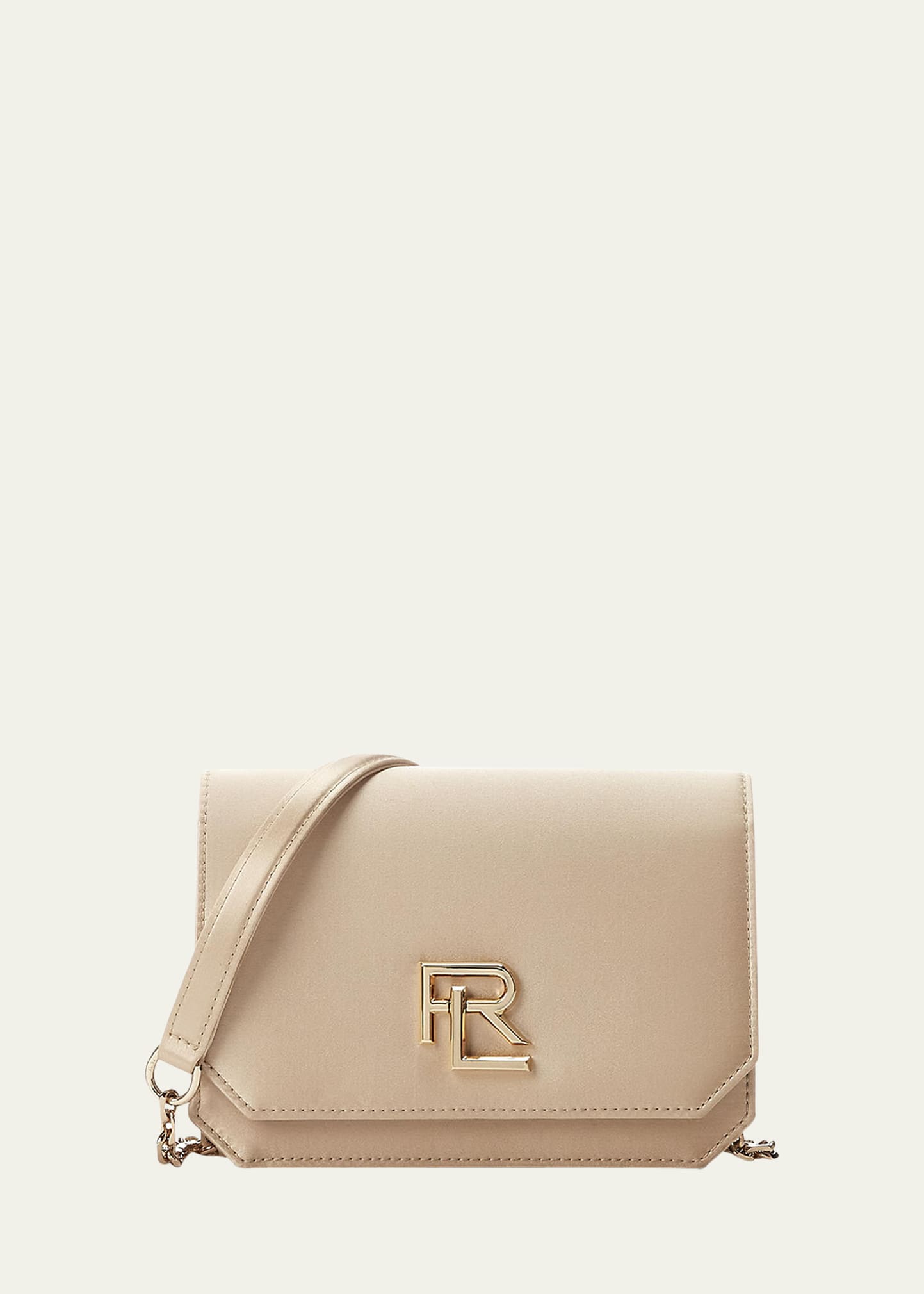 Ralph Lauren RL 888 Mini Satin Chain Crossbody Bag