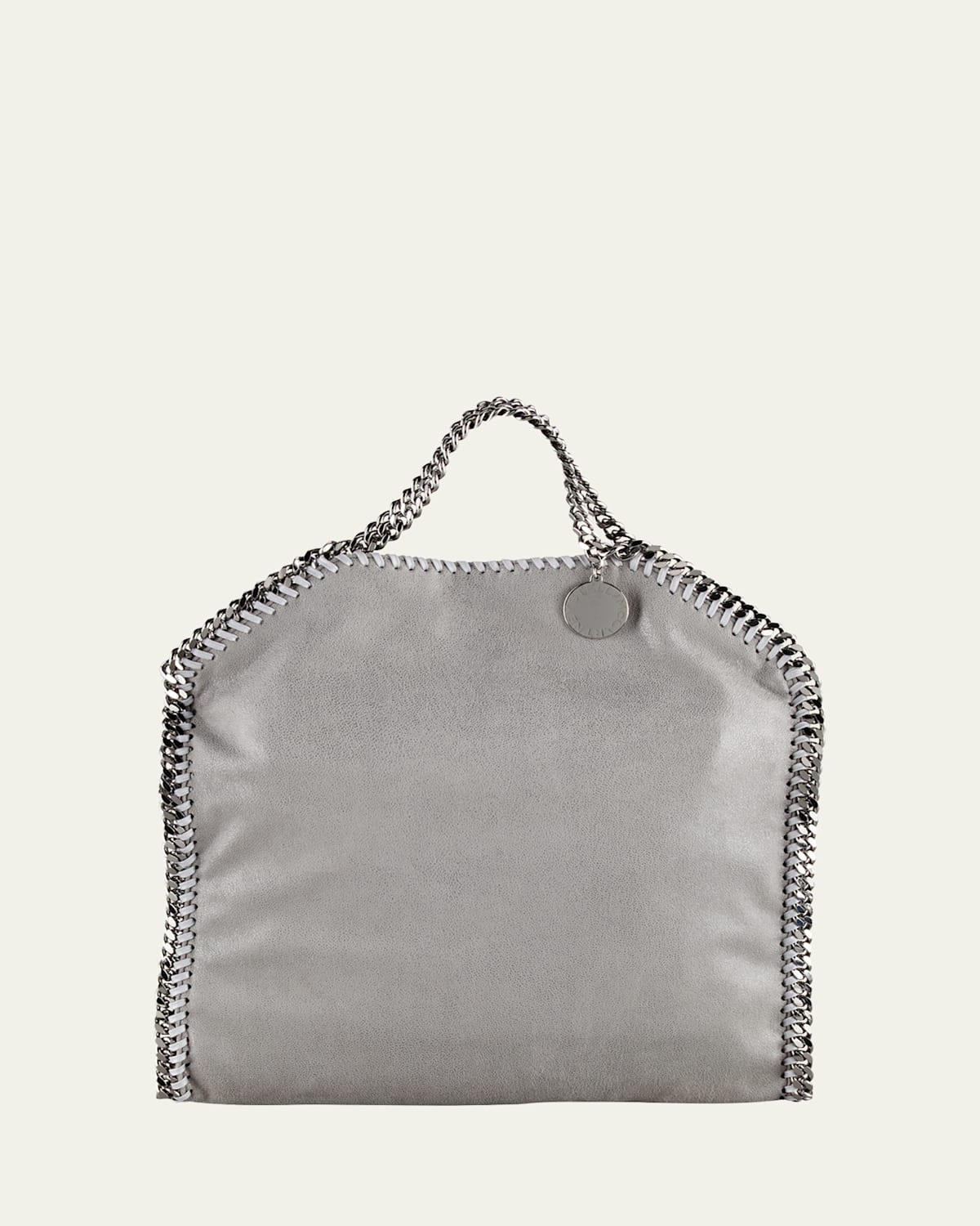 Stella McCartney Falabella Shaggy Deer 3-Chain Tote Bag with Silver Hardware