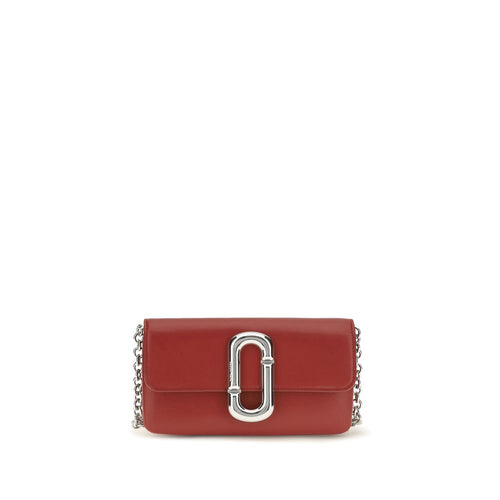 Marc Jacobs Shoulder Bag Saffiano Leather - Red