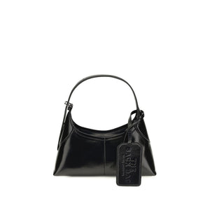 Marc Jacobs Shoulder Bag Small Belted Sack Calfskin Leather - Black