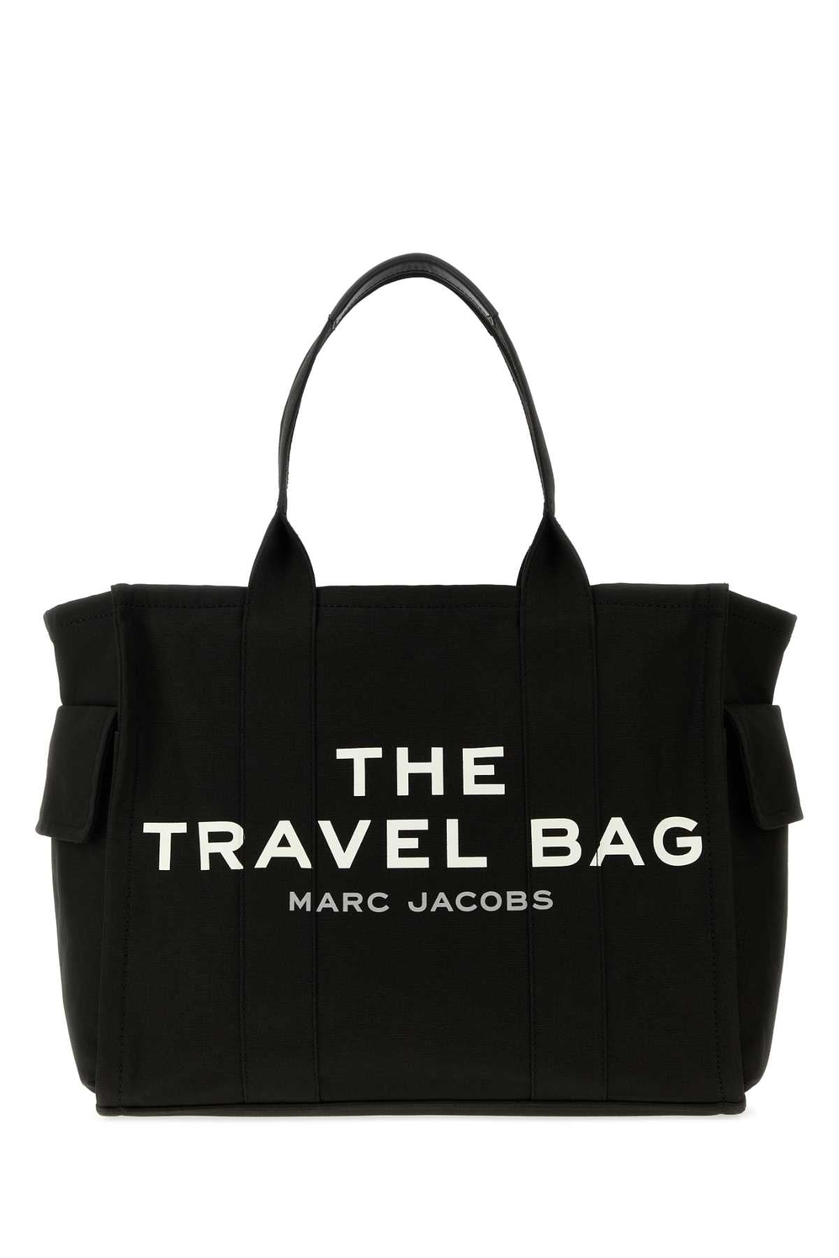 Marc Jacobs Marc Jacobs Belt Shoulder Shoulder Travel Fabric Tote Bag - Black