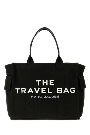 Marc Jacobs Belt Shoulder Shoulder Travel Fabric Tote Bag - Black