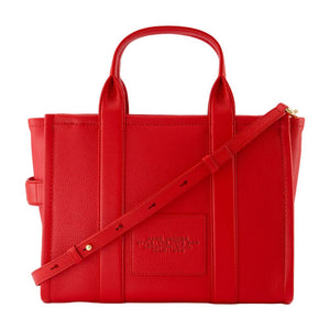 Marc Jacobs Crossbody Structured Cowhide Tote Bag - Red