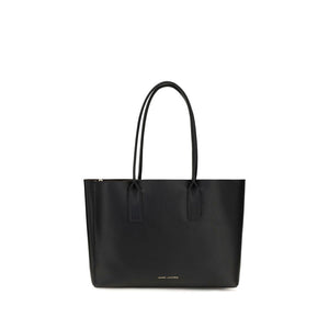 Marc Jacobs Babe Top Handle Split Leather with Polyurethane Coating Tote Bag - Black