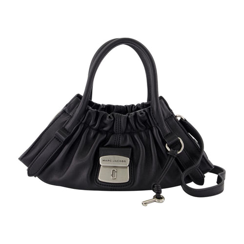 Marc Jacobs Shoulder Bag Gathered Lambskin - Black