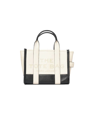 Marc Jacobs Babe Small Tote Colorblock Cow Leather Tote Bag - White