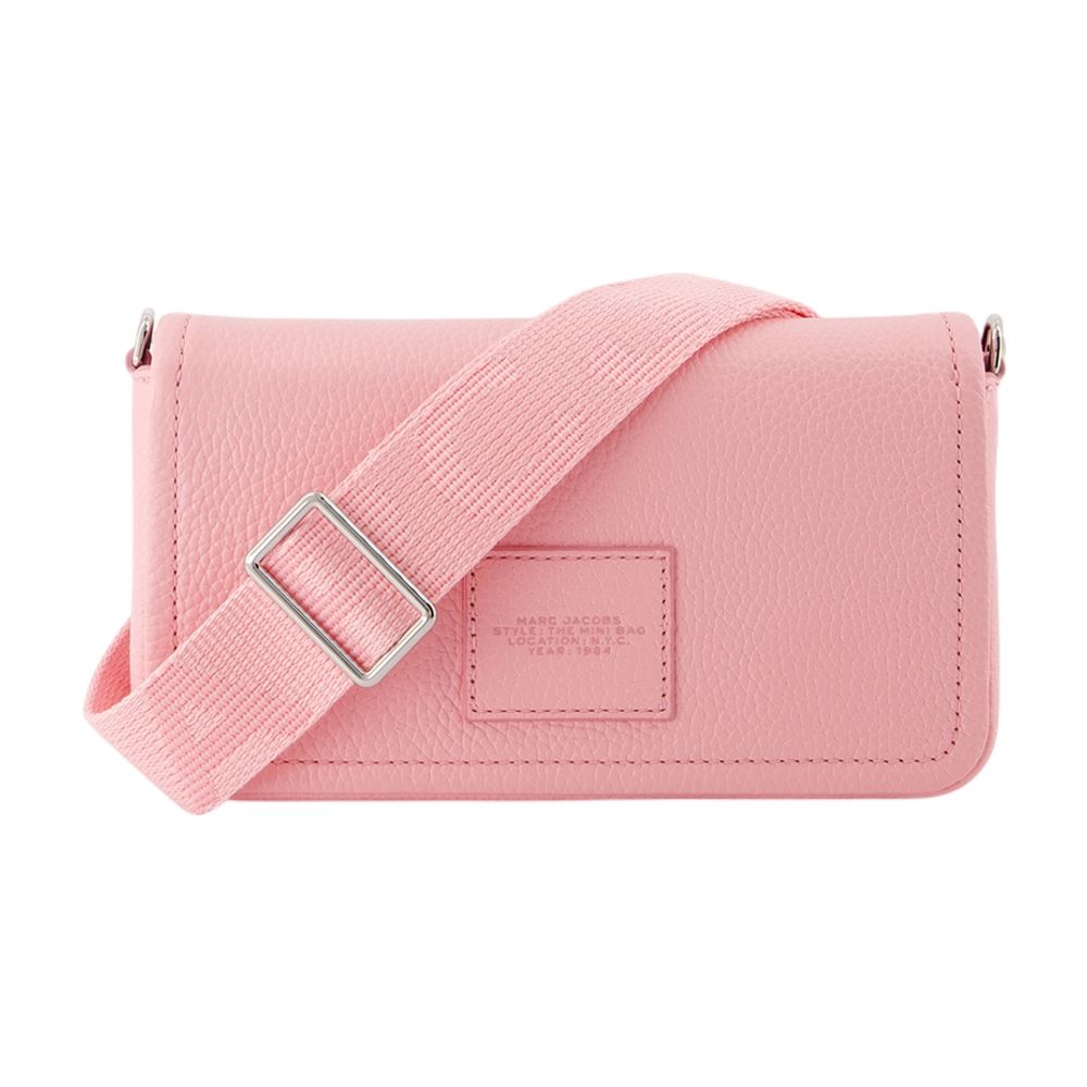 Marc Jacobs Marc Jacobs Nylon Crossbody Crossbody Pebbled Cowhide Crossbody Bag - Pink
