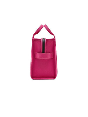 Marc Jacobs Medium Logo - Embroidered Cotton Canvas Tote Bag - Pink