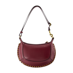 Isabel Marant Oskan Moon Shoulder Bag - Burgundy