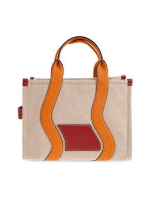 Marc Jacobs Belt Shoulder Shoulder The Wavy Tote Bag - Beige