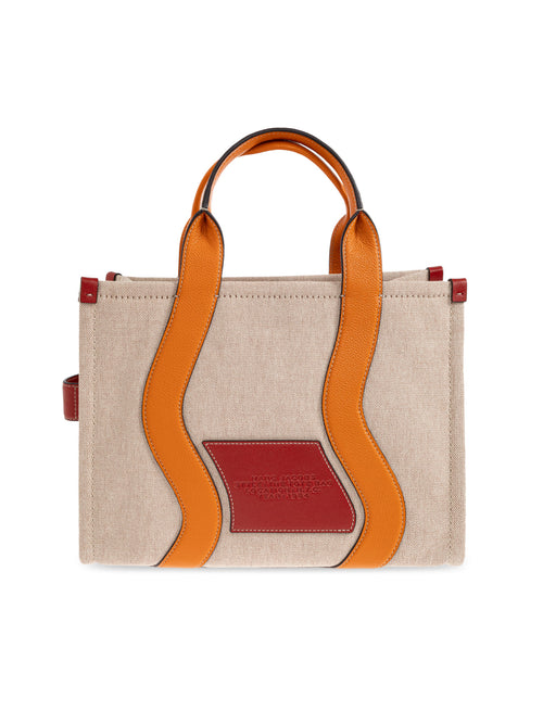 Marc Jacobs Belt Shoulder Shoulder The Wavy Tote Bag - Beige