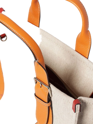 Marc Jacobs Tote Bag Canvas & Leather - Beige