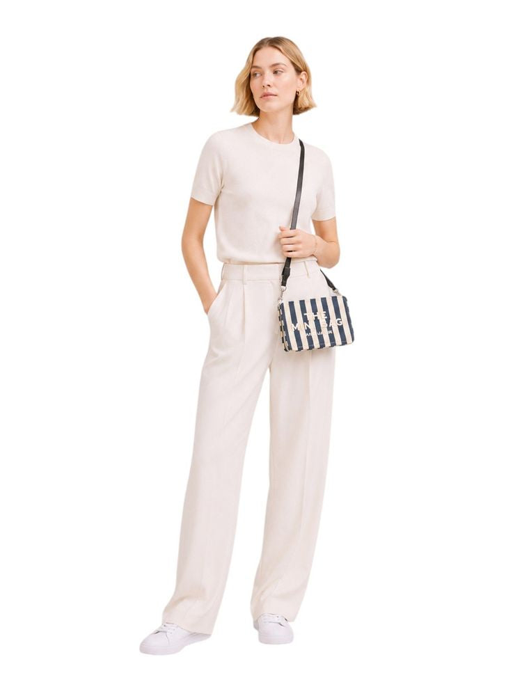 Marc Jacobs Marc Jacobs Nylon Crossbody Crossbody Striped Fabric Crossbody Bag - Navy