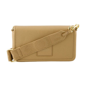 Marc Jacobs Shoulder Bag Leather Flap - Beige