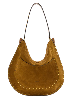 Isabel Marant Altay Hobo Studded Suede Hobo Bag - Brown