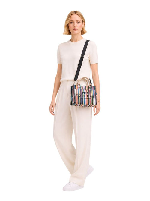 Marc Jacobs Crossbody Striped PVC Tote Bag - Multicolor