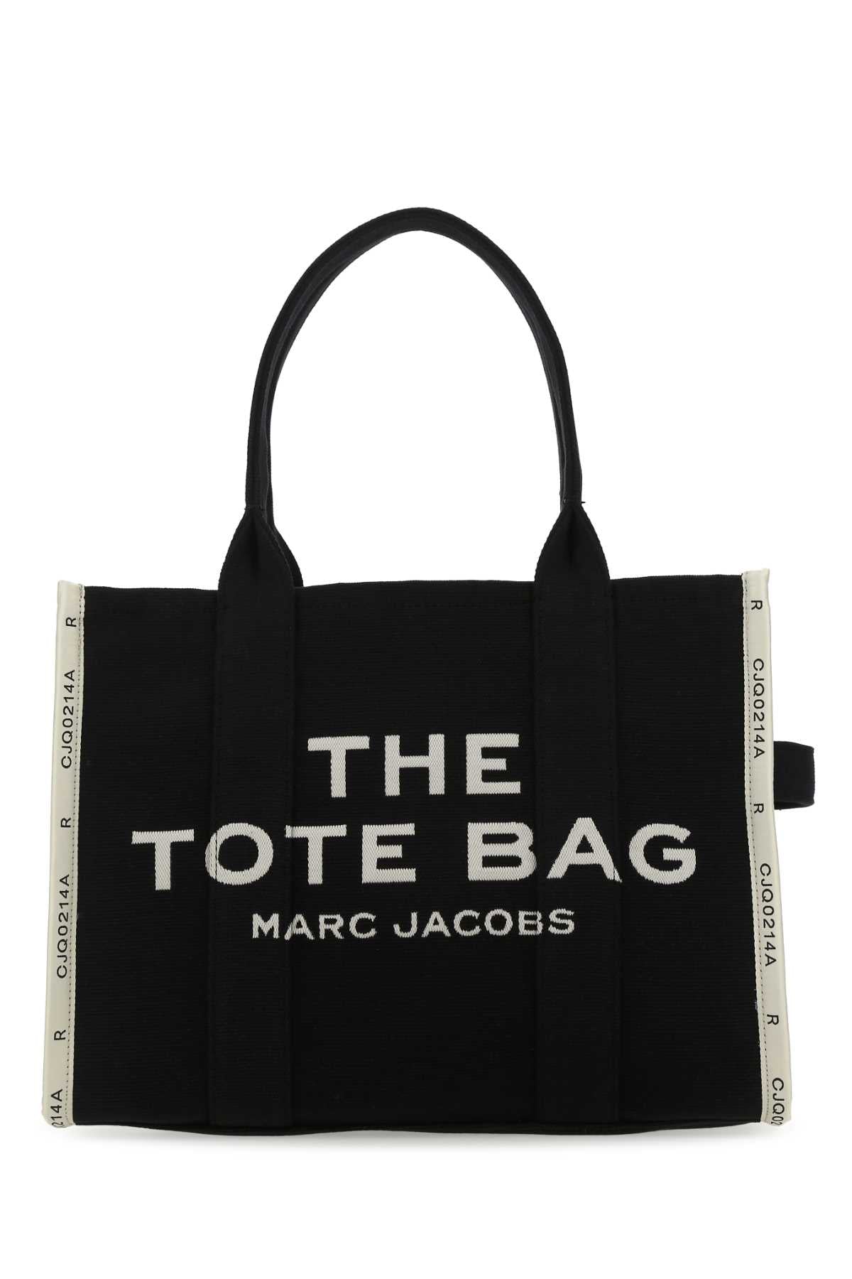 Marc Jacobs Marc Jacobs Tote Bag Logo - Embroidered Fabric - Black