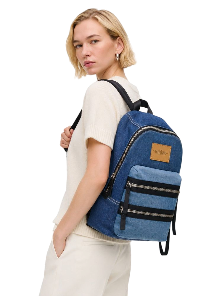 Marc Jacobs Marc Jacobs Belt Shoulder Shoulder Cotton Denim Backpack - Blue