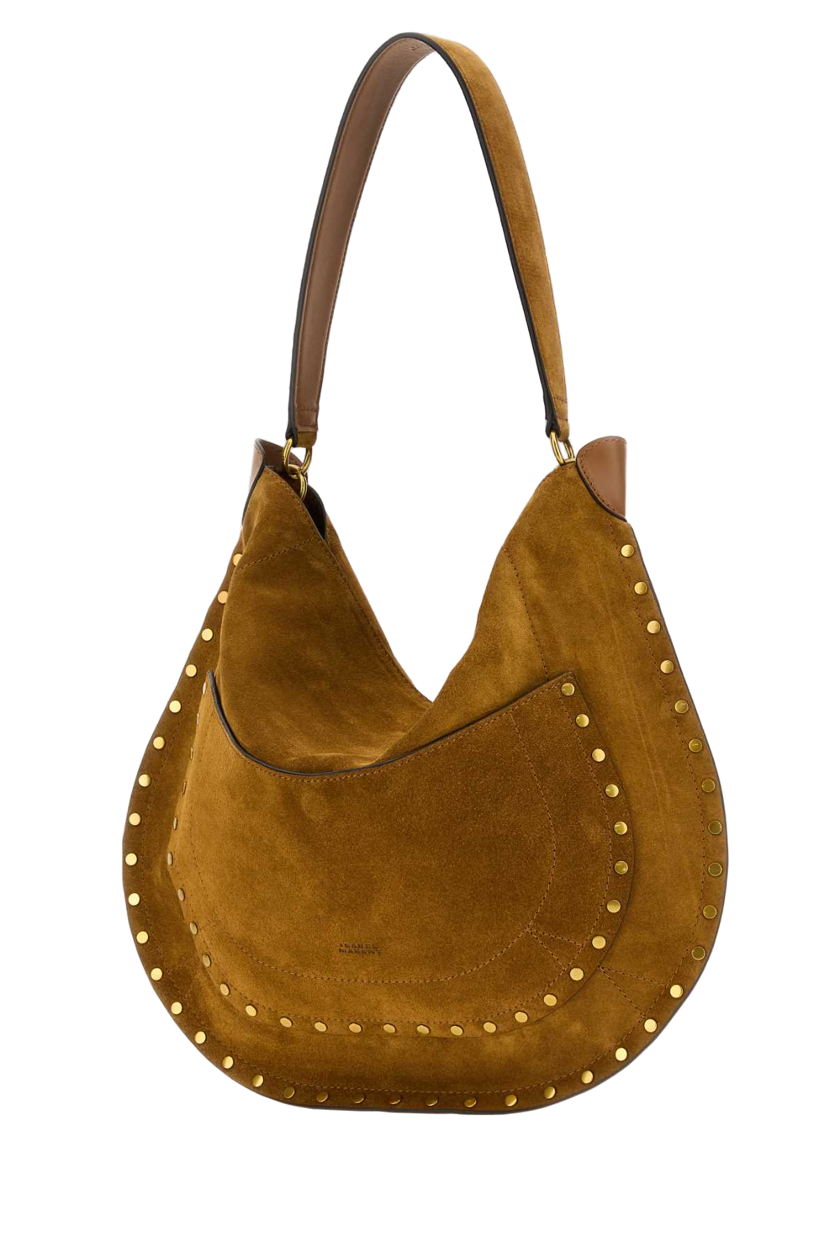 Isabel Marant Isabel Marant Altay Hobo Studded Suede Hobo Bag - Brown
