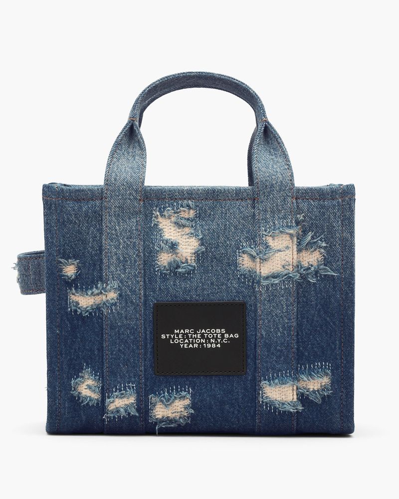 Marc Jacobs Marc Jacobs Tote Bag Distressed Rip - and - Repair Denim - Blue