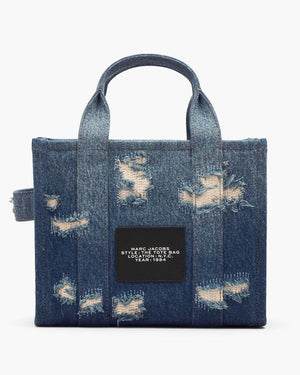 Marc Jacobs Tote Bag Distressed Rip - and - Repair Denim - Blue