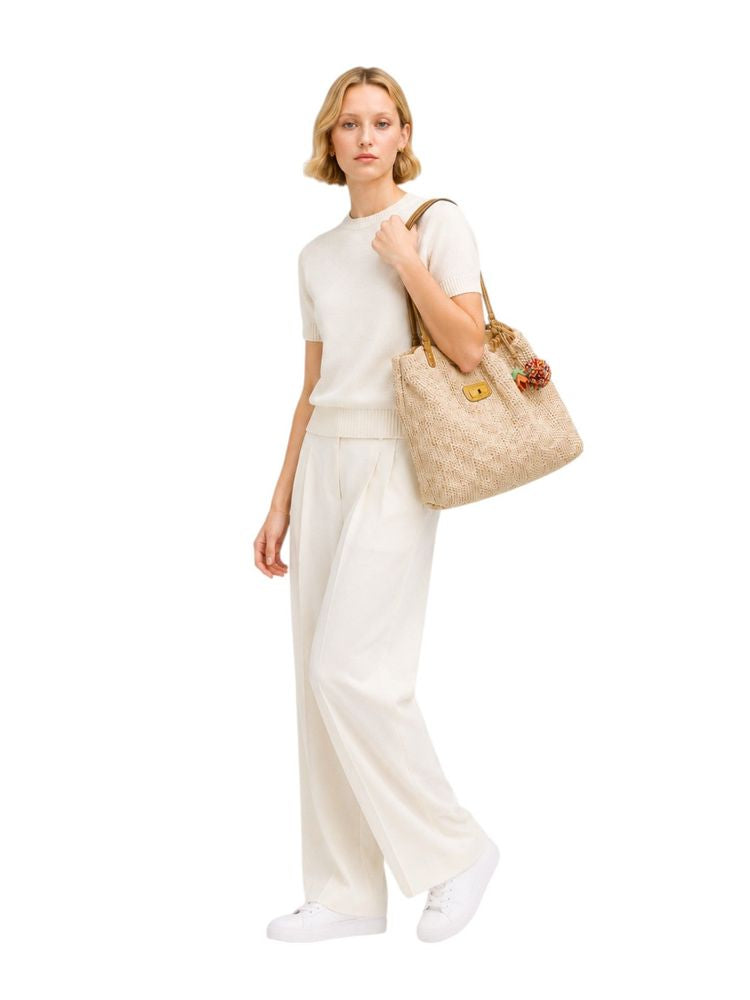 Marc Jacobs Marc Jacobs Tote Bag Woven Polyethylene - Beige