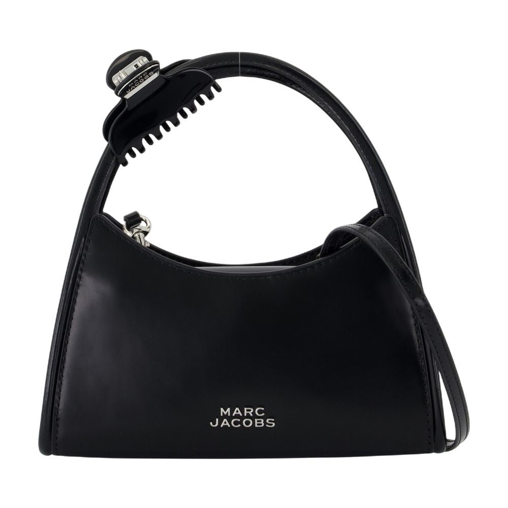 Marc Jacobs Marc Jacobs Nylon Crossbody Crossbody Claw - Clip Handle Leather Crossbody Bag - Black