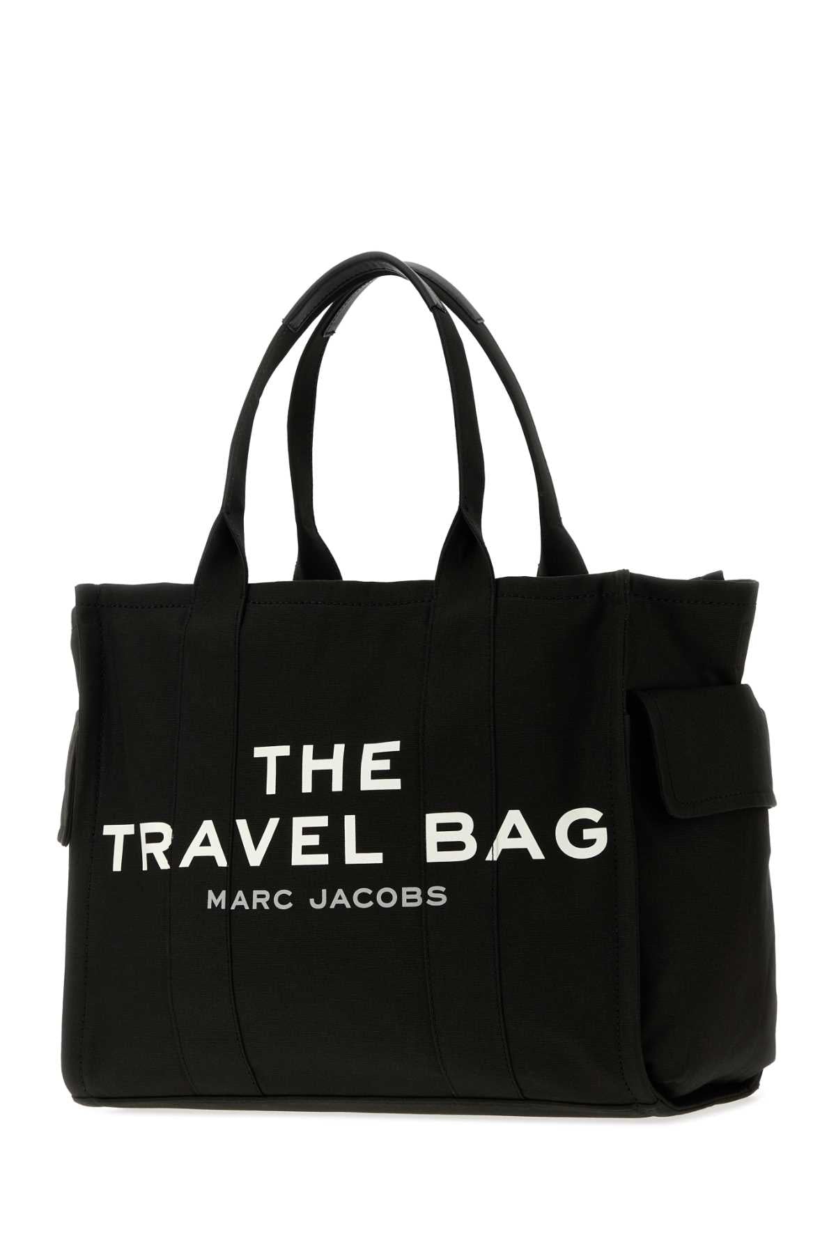 Marc Jacobs Marc Jacobs Belt Shoulder Shoulder Travel Fabric Tote Bag - Black