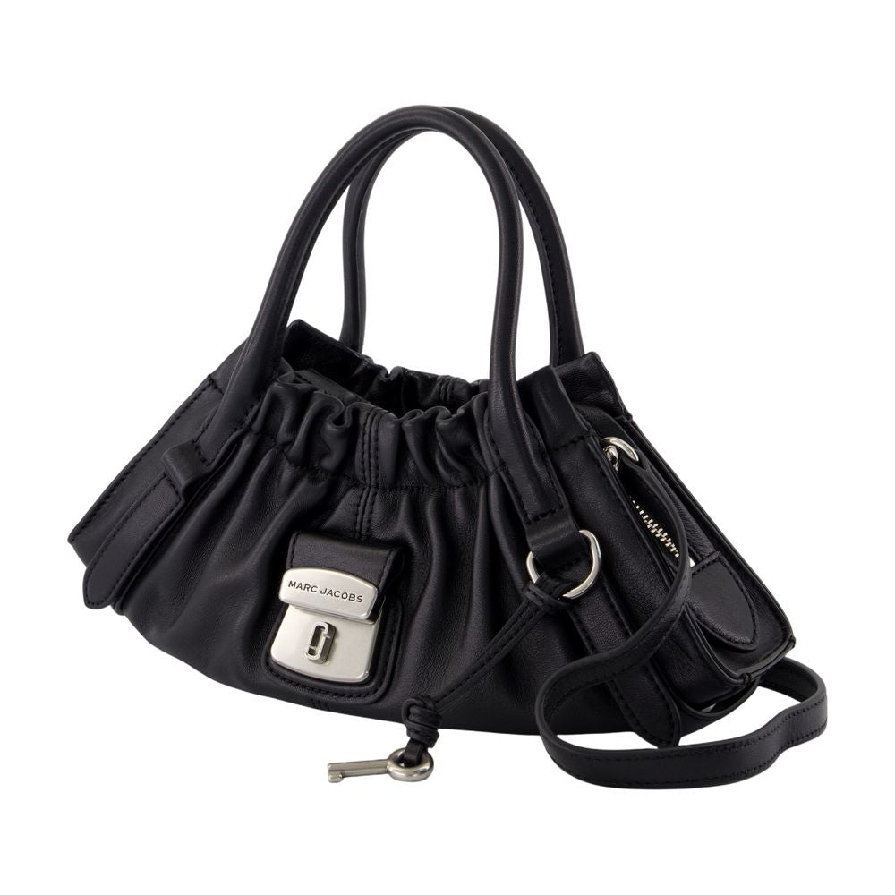 Marc Jacobs Marc Jacobs Shoulder Bag Gathered Lambskin - Black