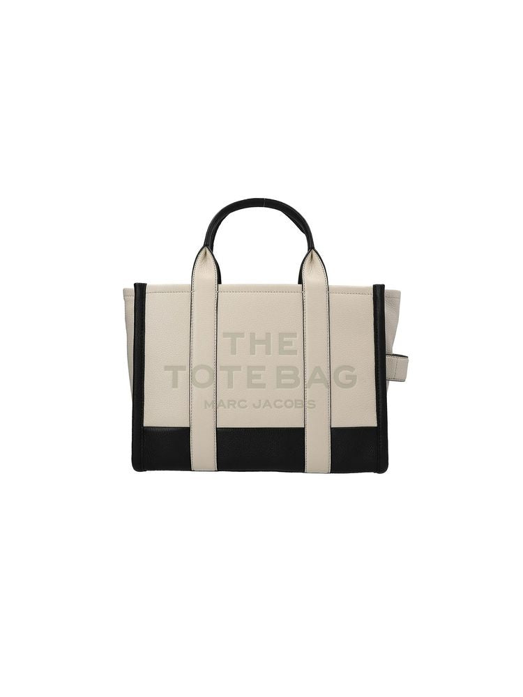 Marc Jacobs Marc Jacobs Babe Small Tote Cow Leather Tote Bag - White