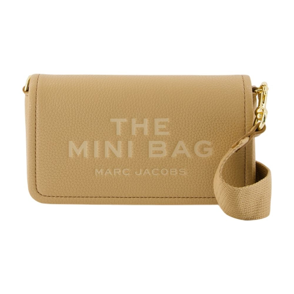 Marc Jacobs Marc Jacobs Shoulder Bag Leather Flap - Beige
