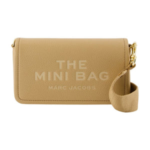 Marc Jacobs Shoulder Bag Leather Flap - Beige