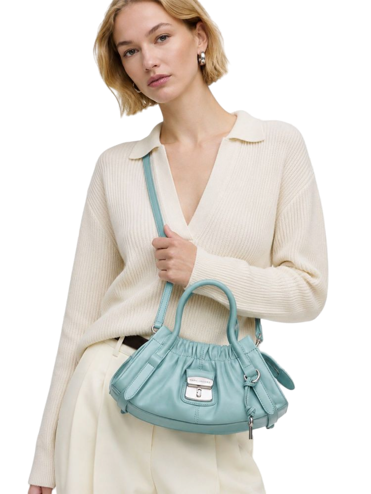 Marc Jacobs Marc Jacobs Shoulder Bag Calf Leather Satchel - Blue