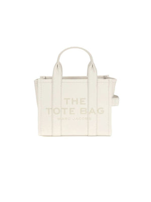 Marc Jacobs Babe Small Tote Cow Leather Tote Bag - White