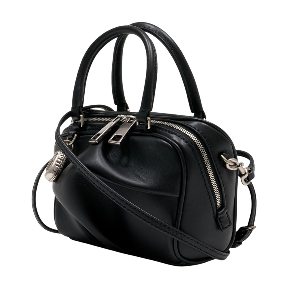 Marc Jacobs Marc Jacobs Babe Top Handle Micro Bauletto Top Handle Bag - Black