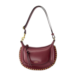 Isabel Marant Oskan Moon Shoulder Bag - Burgundy
