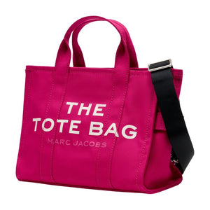 Marc Jacobs Medium Logo - Embroidered Cotton Canvas Tote Bag - Pink