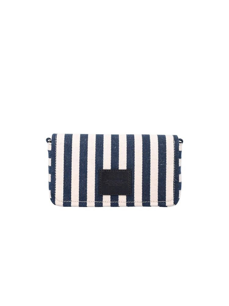 Marc Jacobs Marc Jacobs Nylon Crossbody Crossbody Striped Fabric Crossbody Bag - Navy