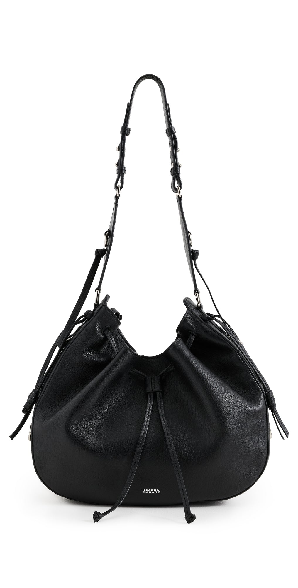 Isabel Marant Isabel Marant Bolton Hobo Bag - Black And Silver - Isabel Marant