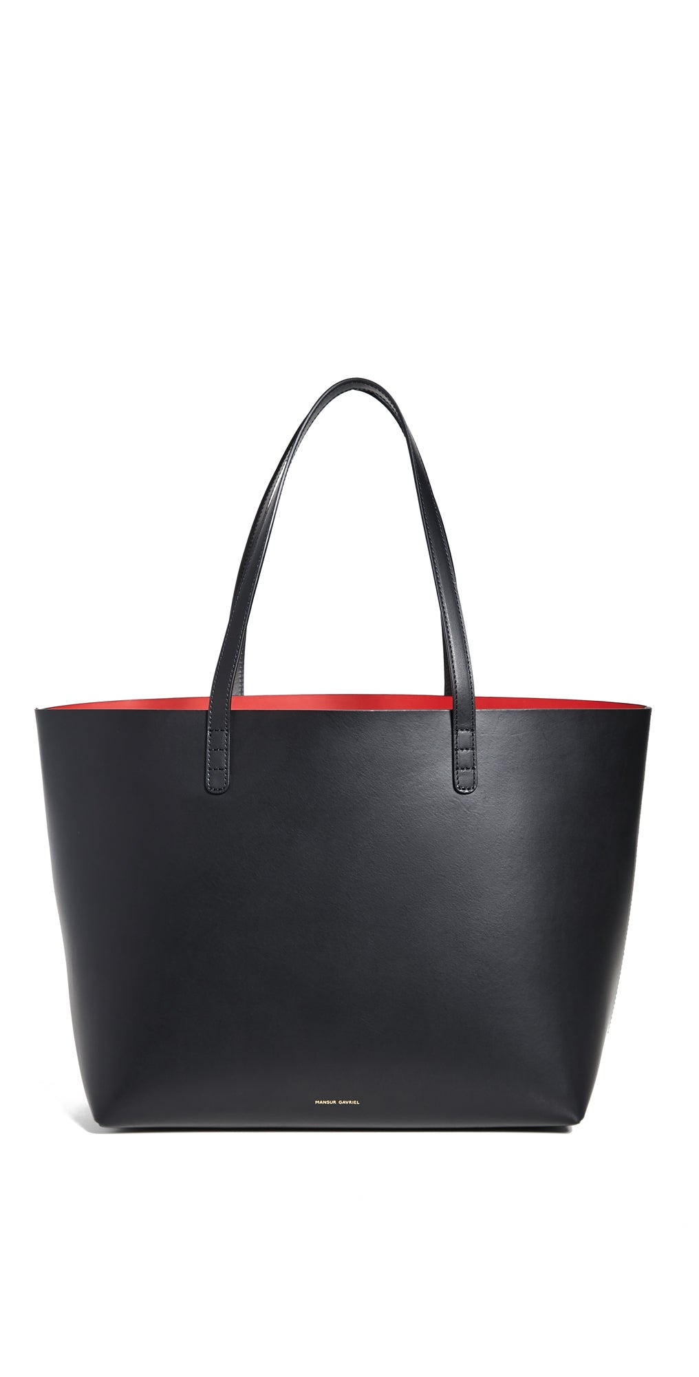 Mansur Gavriel Mansur Gavriel Tote Large Large Tote Bag Black/Flamma One Size
