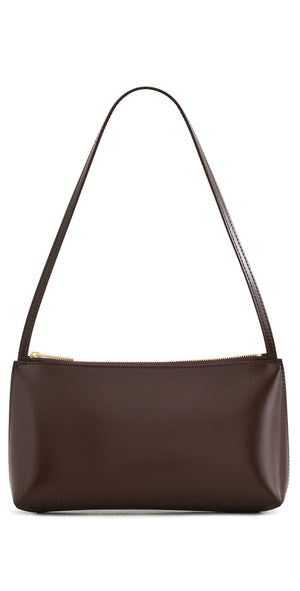 Mansur Gavriel Gaia Shoulder Bag Chocolate/Warm Grey One Size