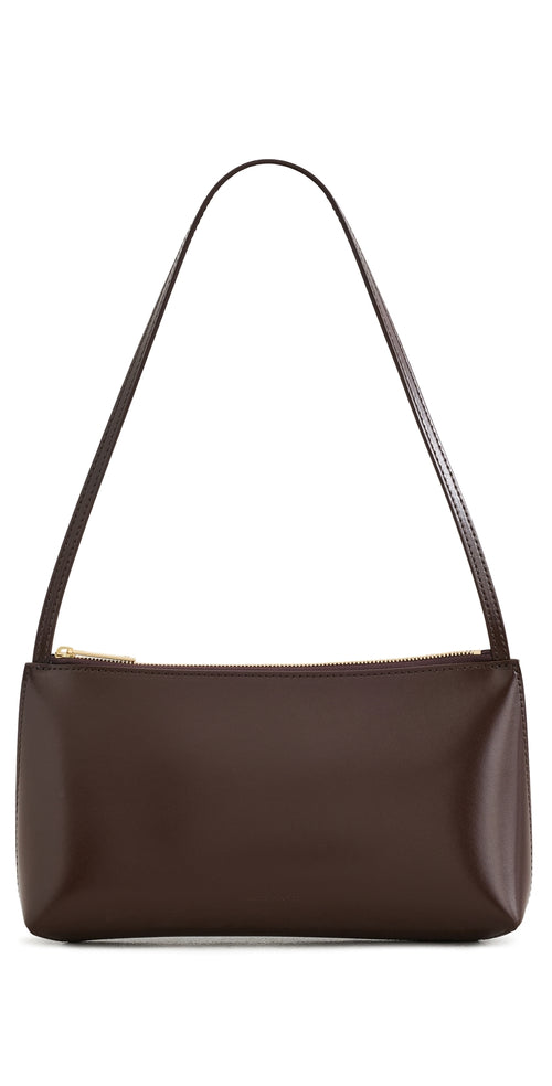 Mansur Gavriel Gaia Shoulder Bag Chocolate/Warm Grey One Size