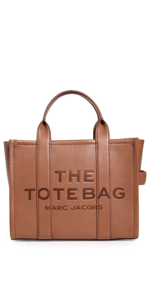 Marc Jacobs Tote Bag Medium The Leather Medium Tote Bag in Argan Oil