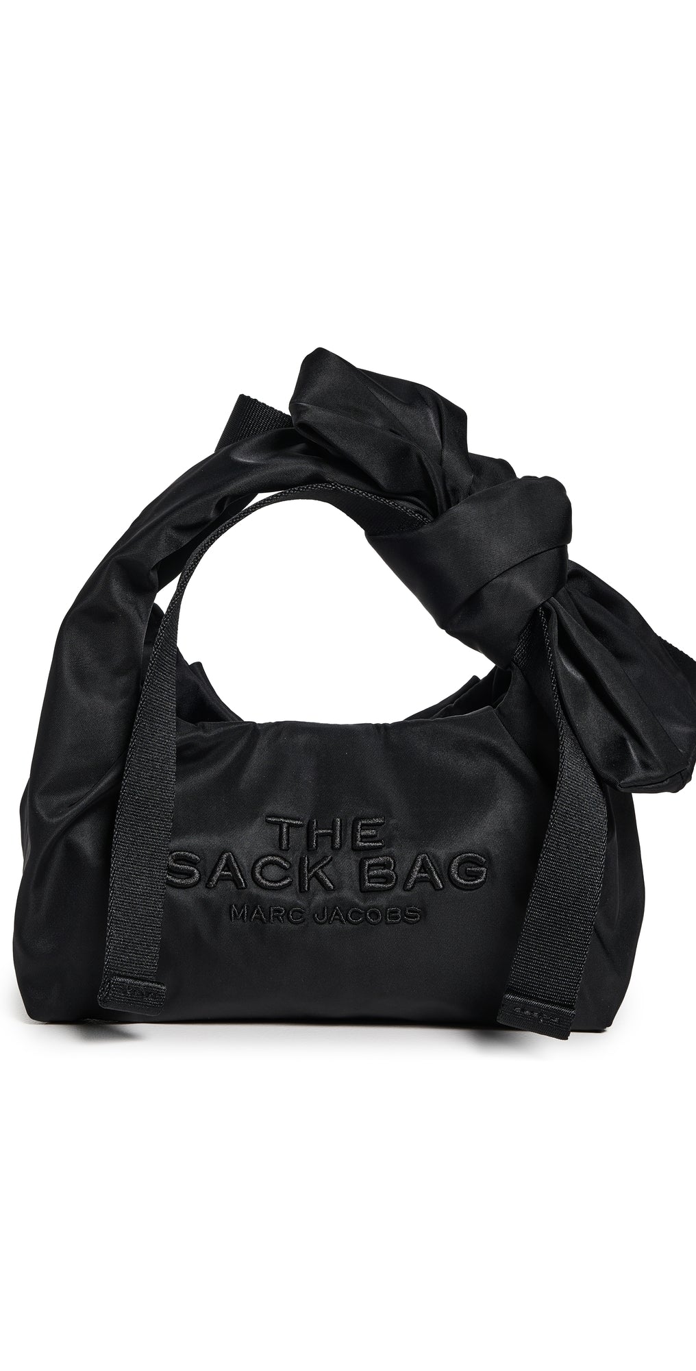 Marc Jacobs Marc Jacobs Sack Bag Mini The Bow Nylon Mini Sack Bag Black One Size